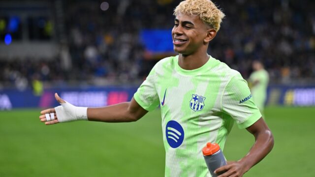 Výkony Yamalu proti Inter Milánovi ho zastrelili do miest Ballon d'Or