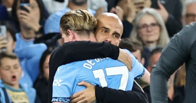 Le discours d'adieu en larmes de Kevin de Bruyne à Man City alors que les fans et Pep Guardiola célèbrent son héritage
