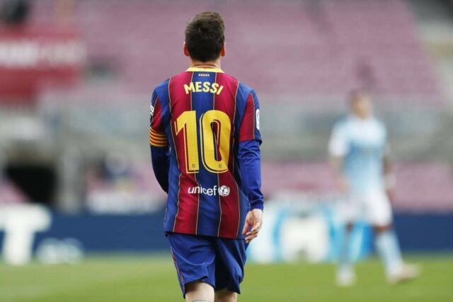 Lionel Messi reaguje na víťazstvo La Liga z Barcelony

