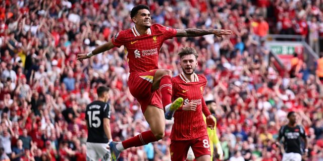 Liverpool vs Arsenal - Premier League: Live Party a aktualizácie, keď ozbrojenci vytiahli jednu späť na začiatku druhej polovice potom, čo dvakrát dvakrát v prvom období dvakrát vstúpil v prvom období

