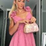 Livvy Dunne sa ukázal v piatok Kentucky Oak pred jeho ružovým súborom