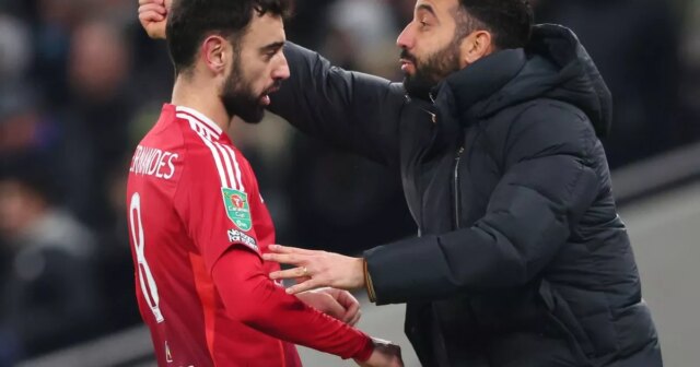 MAN UTD Transfer News: Ruben Amorim dáva oznámenia reakcie Bruna Fernandesa pri predajných cenách

