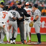 MLB News: Banky jasne počas hry Yankees Orioles po horúcej diskusii