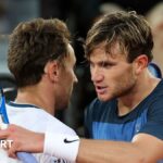Jack Draper embraces Casper Ruud after their Madrid Open final