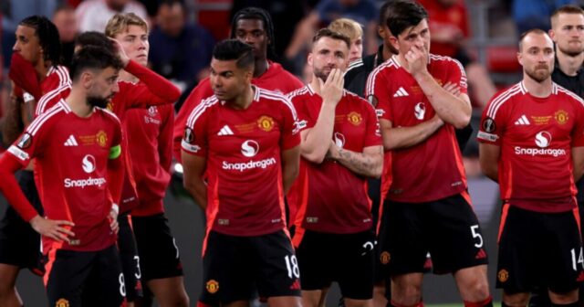 Mám utd duo pomenované v európskom ligovom tíme sezóny futbalového športu

