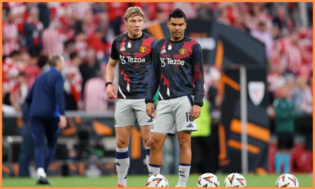 Casemiro v akcii pre Man Utd vs Man City