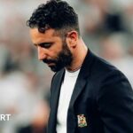 Manchester United head coach Ruben Amorim
