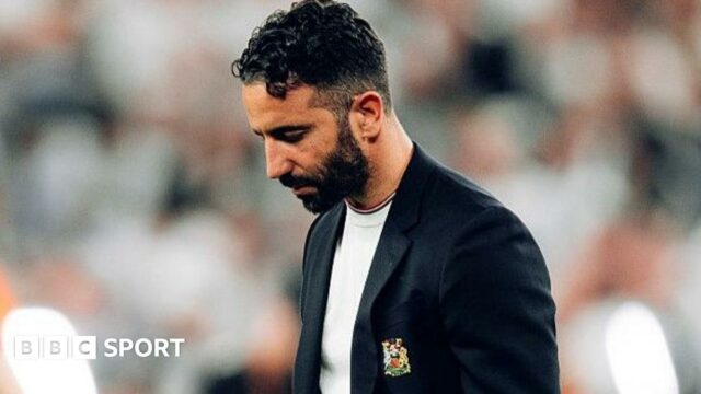Manchester United head coach Ruben Amorim