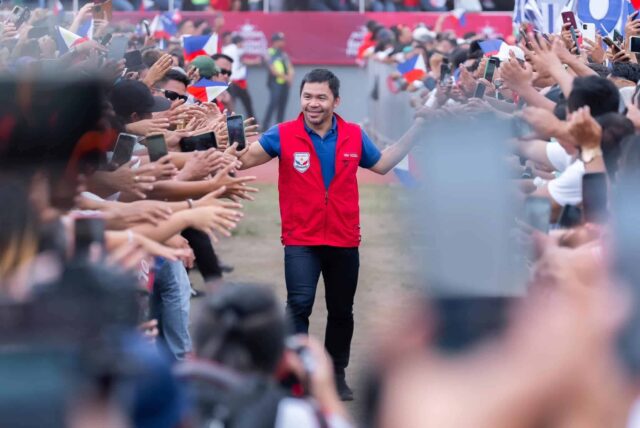 Manny Pacquiao voľby senátorského kandidáta