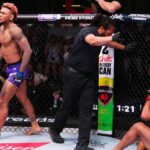 Michael Morales zastavuje Gilbert Burns v 1. V UFC Fight Night