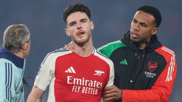 Mikel Arteta Brainshing je plné, pretože Declan Rice práve klamala, aby ospravedlnila Arsenal po porážke PSG

