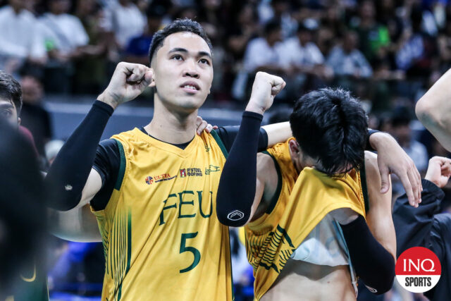 Make Tamaraws Rookie, Mikko Esparto, po strate mužského volejbalového konca sezóny UAAP 87. 