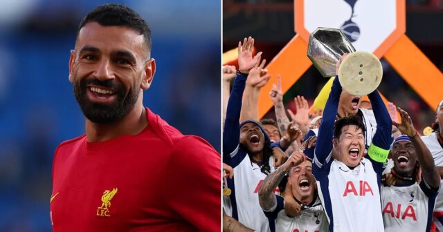 Mo Salah montre de vraies couleurs alors qu'il «trolls man utd» quelques minutes après avoir écrasé la perte des éperons

