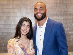 Dak Prescottová, snúbenica, údajne poslala hosťom správu po zrušení svadby NFL News: Cowboys quarterback strecha Prescott a snúbenec vítajú druhú dcéru