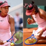 Mustafa Yalcin/Anadolu od Getty; Tim Clayton od Getty Naomi Osaka vo svojom prvom zápase s 2025 French Open