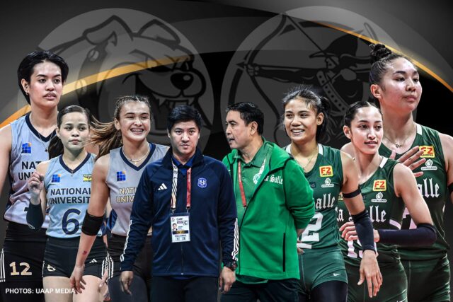 Posledné dvaja šampióni UAAP, Národná univerzita a La Salle, obnovujú svoju rivalitu trilógiou vo volejbalovom finále 87, keď bojujú za dedičstvo a nadradenosť.