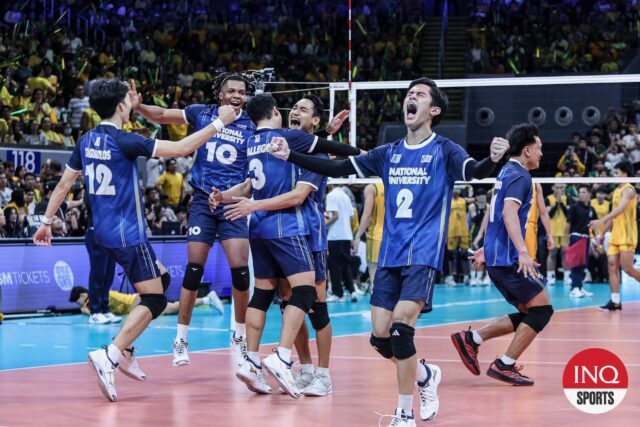 Nu Bulldogs porazili Feu Tamaraws UAAP sezóna 87 Pánsky volejbalový šampions