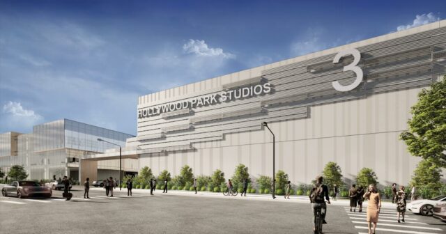 Olympijské vysielacie centrum a štúdio pre filmy prichádzajúce do Hollywood Park


