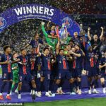 PSG vyhral Ligu majstrov prvýkrát po porážke Inter Milána 5-0