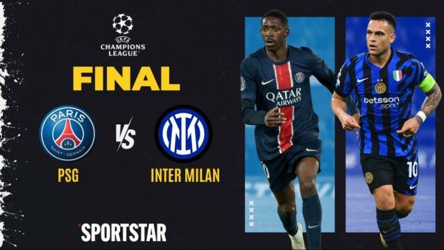 PSG vs Inter Miláno Score Live, Final Ligy UEFA Ligy Ligy: Čoskoro; Začiatok o 12:30 IST

