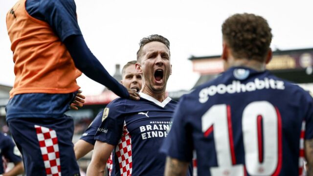 PSV Eindhoven porazí Sparta Rotterdam, aby držal titul Holandskej ligy

