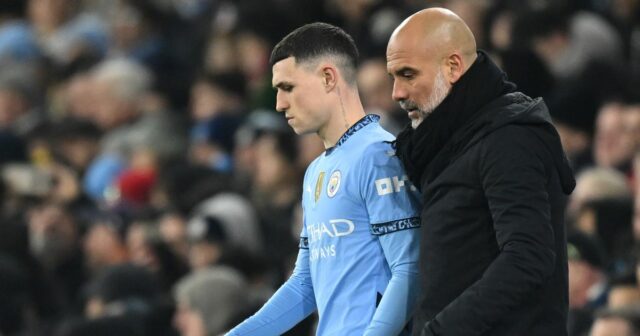 Pep Guardiola dáva reakciu Phil Fodena po prijatí duševného zdravia Man City Star.

