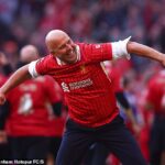 Arne Slot viedol titul Premier League v prvej sezóne Liverpoolu v prvej sezóne