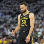 Steph Curry Warriors vs Timberwolves Game 1 NBA play -off