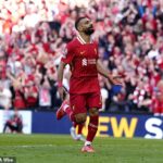 Mohamed Salah má v tejto sezóne 28 brán Premier League a sleduje rekord