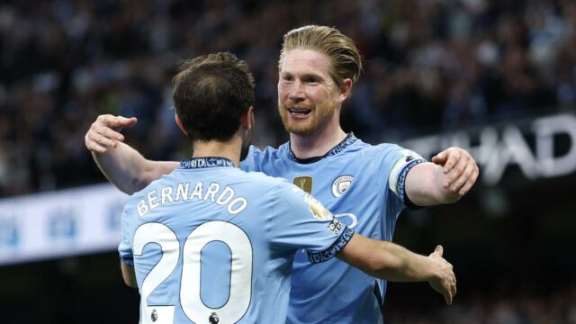 Premier League 2024-25: De Bruyne Strike Hands Manchester City vyhráva vlkom, aby zostali hon na kvalifikáciu UCL

