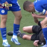 Premier League bola nútená nahradiť rozhodca Leicester vs Southampton Jamie Vardy