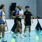 Bývalý závod Ateneo Blue Eagles počas kombinácie PVL Rookie Rokie.