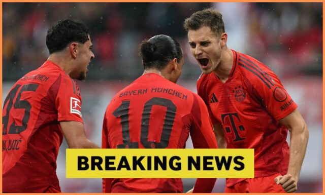 Leroy Sane sa zahrieva na Bayern Mníchov