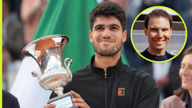 Rafael Nadal a Coco Gauff reagovali na Carlosa Alcaraza, porazili Jannika Sinnera v taliančine

