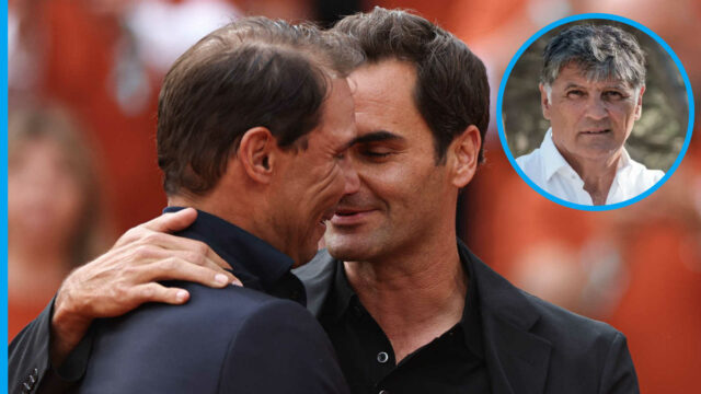 Rafael Nadal a Roger Verior Reunion vložené na karty

