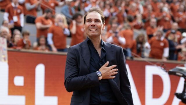 Nadal bol počas svojho rozlúčkového obradu posilnený davom.