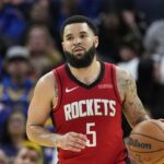 Rakety strážca Houston Fred Vanvleet NBA play -off