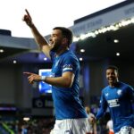 Nicolas Raskin strelil Rangersov tretí a posledný gól, aby dosiahol víťazstvo proti United