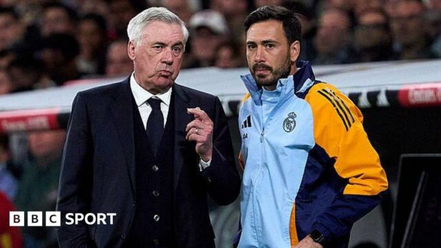 Carlo Ancelotti and Davide Ancelotti