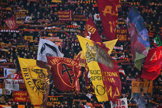 Roma Ultras Protest proti Friedkinovi: „USA Go Home“

