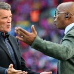 Roy Keane nemôže odolať Ianovi Wrightovi potiahnutí a vyžaduje, aby ITV Stars poskytla prácu