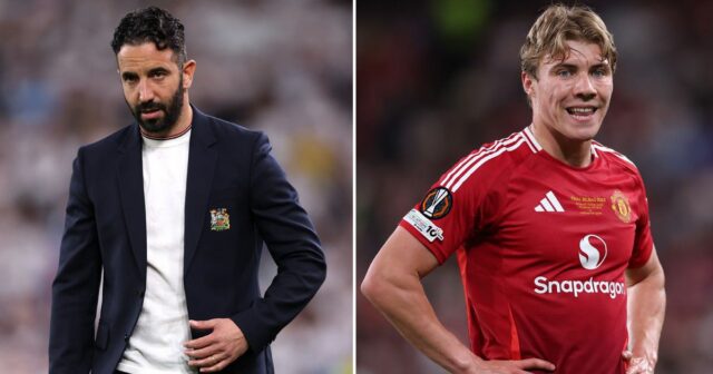 Ruben Amorim montre de vraies couleurs avec la gamme «étrange» de l'homme UTD pour Aston Villa Clash
