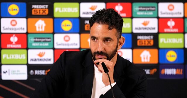 Ruben Amorim pripúšťa, že chodí z práce Manchester United bez zisku

