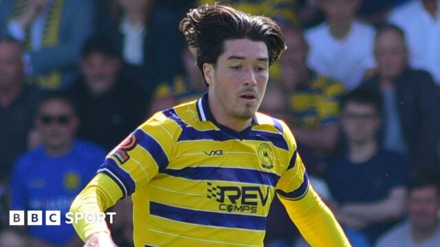Sam Dreyer pictured during a Torquay match