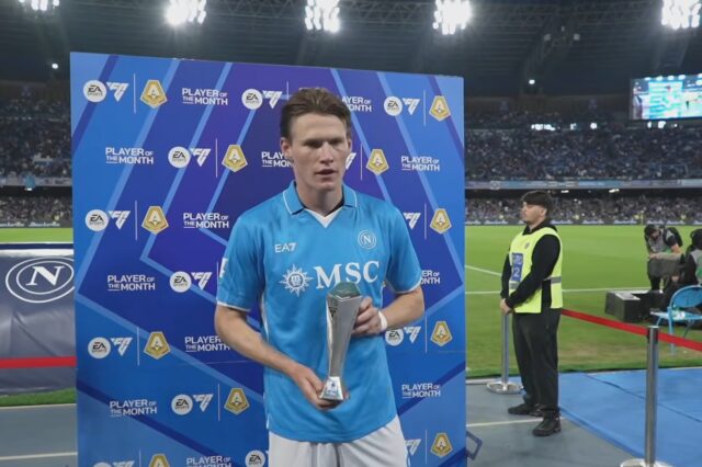McTominay bol vymenovaný do mesiaca mesiaca pred zápasom a muž zápasu po