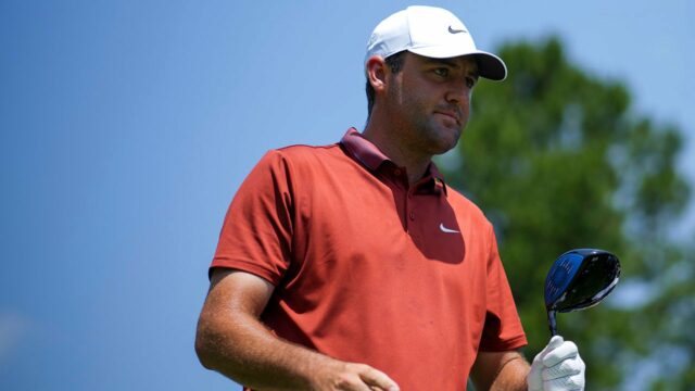 Scottie Scheffler Teers o rozhodnutí o pravidlách PGA Majstrovstiev v Soggy Course

