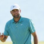 Scottie Scheffler urobí tri strely na posledné kolo majstrovstiev PGA.