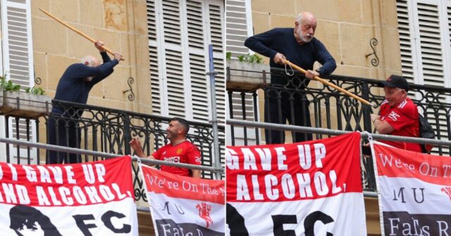 Staršie miestne útoky Bilbao Me Utd Fanúšikovia so špecifikovanou paličkou pred finále Európskej ligy | Futbalový šport


