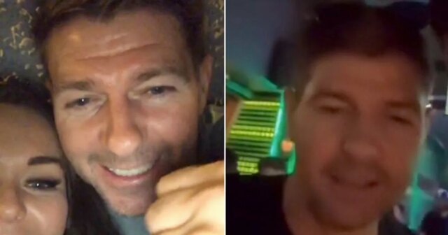 Steven Gerrard montre de vraies couleurs dans des clips usagés sur l'ancien club le soir
