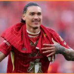 Darwin Núñez v akcii pre Liverpool